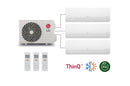 Multi Split DUALCOOL LG, Dual Inverter, Wi-Fi, Frío & Calor 3 x 12000 Btu