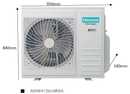 Aire Acondicionado Multisplit Hisense 9000+12000+18000 BTU R32 CON WIFI