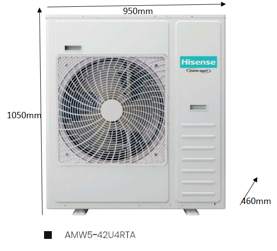 Aire Acondicionado Multisplit Hisense 2x9000+2x12000+18000  BTU R32 CON WIFI