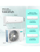 Aire Acondicionado Inverter HI-VIDA Hisense 9000BTU 15-20m2