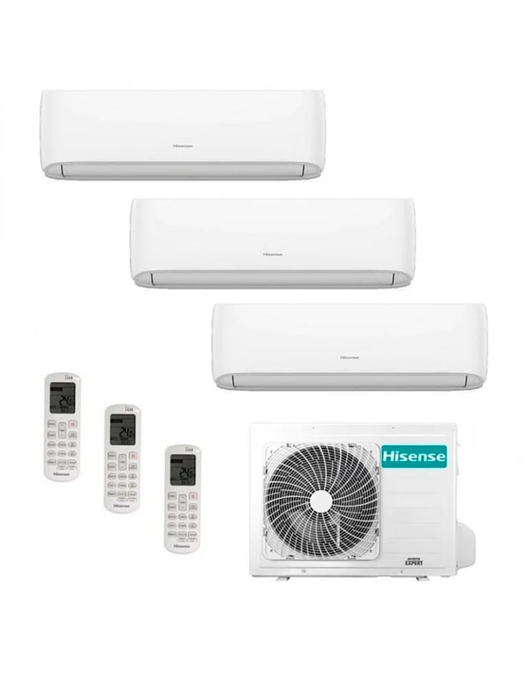 Aire Acondicionado Multisplit Hisense 9000+9000+12000 BTU R32 CON WIFI