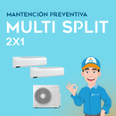 Mantención Preventiva aire acondicionado multi split 2x1