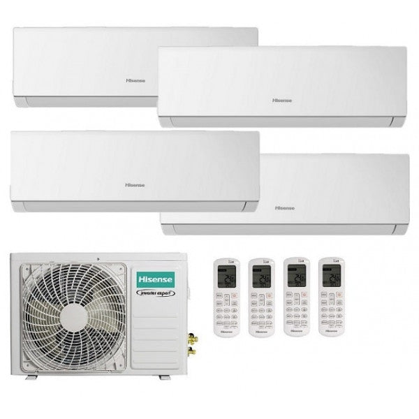 Aire Acondicionado Multisplit Hisense 2x9000+2x12000 BTU R32 CON WIFI