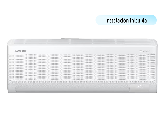Aire Acondicionado Inverter Split New IA Wind Free Samsung 9000BTU 15-20m2, Instalación Especializada Incluida