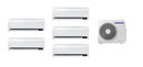 Aire Acondicionado Multi split Samsung Wind Free 9000x2+12000+18000 BTU